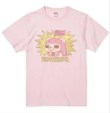 코레사와 T셔츠 L 사이즈 핑크색