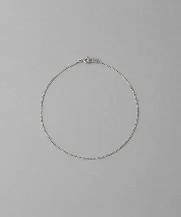 ete 실버 체인 팔찌 발찌