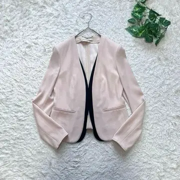 새상품급 인기 베이지 CINDY 신디 더블 노카라 자켓 M