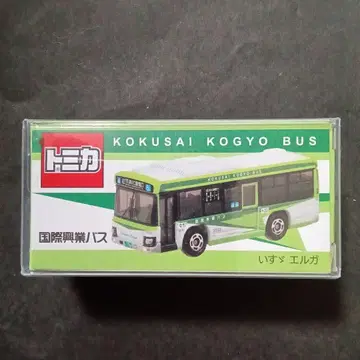 프로텍터 포장 토미카 이스즈 엘가 국제흥업 버스 사업소 한정판 버스