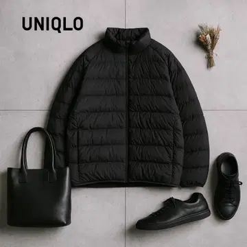 유니클로 울트라 라이트 다운 블랙 남성용 XL