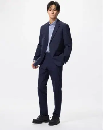 UNIQLO 칸도 팬츠 (코튼 라이크) 네이비 73 x 85 하자품