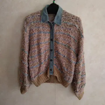 그레이스 콘티넨탈 트위드 데님 자켓