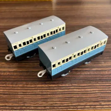 프라레일 단종 토마스 스카이 로이 여객차 2량 세트 스카이블루