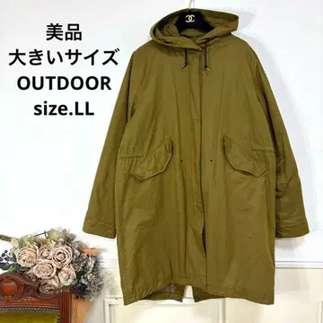 새상품급 빅 사이즈 OUTDOOR 밀리터리 코트