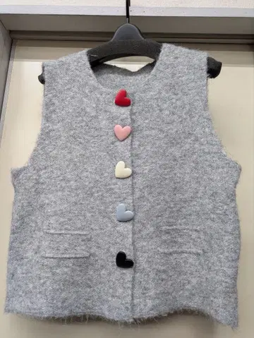 가을/겨울 제품 APAISER 오샤레 귀여운 디자인 니트 베스트