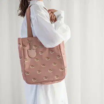 새상품 폴앤조 백 누네트 고양이 세로형 토트