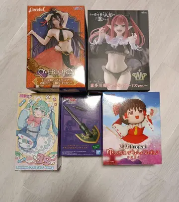 피규어 컬렉션 묶음 5개 할인 단품보다 약 3000엔 저렴!