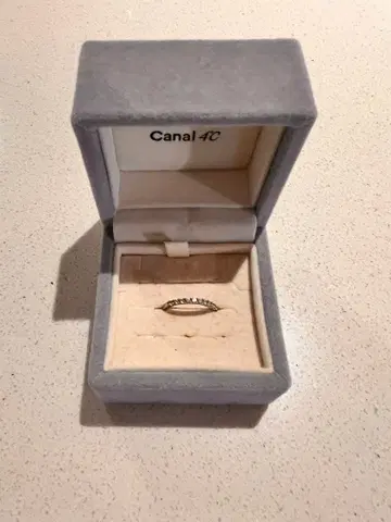 케이스 포함 5호 Canal AC 스톤 포함 이터니티 반지