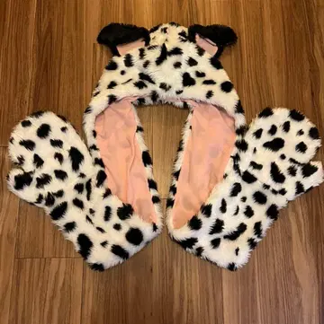 새상품급 머플러 캡 디즈니 101마리 강아지 팬캡