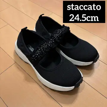 스타카토 멜리제인 개더 니트 슬립온 24.5cm