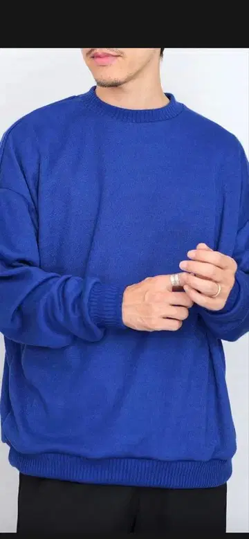 오야마 슌 SO 로열 블루 '니트-소'