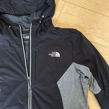 THE NORTH FACE 나일론 자켓 블랙/그레이