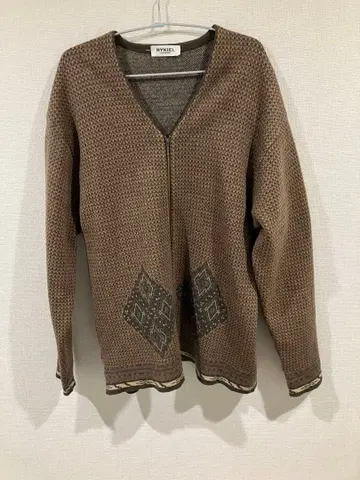 RYKIEL HOMME 브라운 가디건