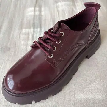 버건디 로퍼 통굽