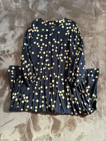 nop de nod 긴팔 도트 원피스