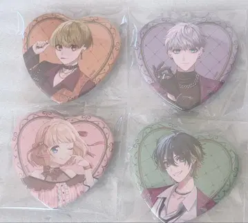 HoneyWorks 패밀리마트 하트형 캔뱃지