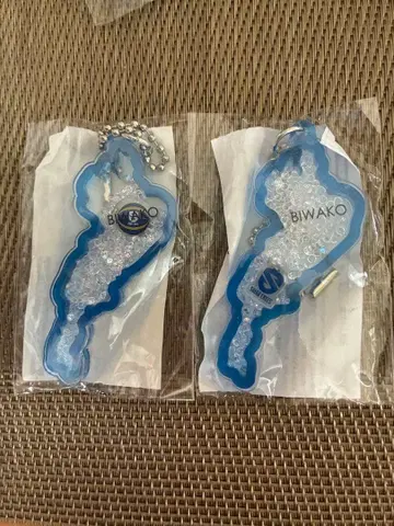 BIWAKO 키링 2개 세트 시가 레이크스