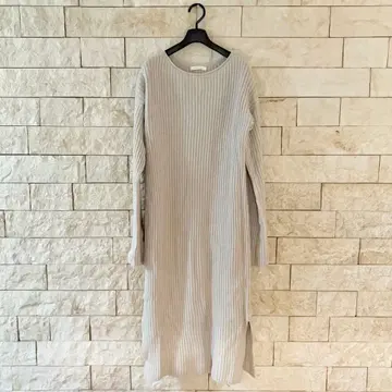 GALERIE VIE 캐시미어 니트 롱 원피스