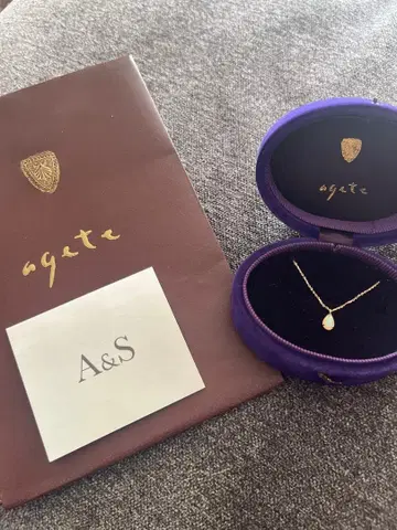 agete 아가트 오팔 목걸이 k10