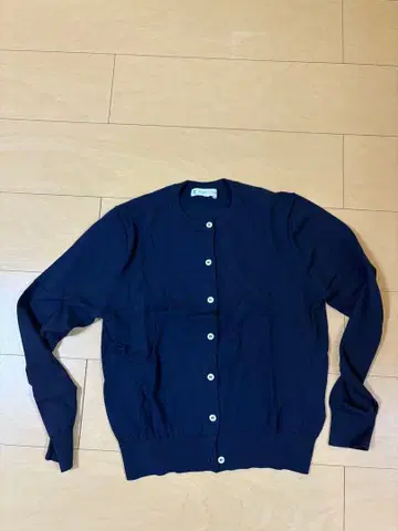 KUMIKYOKU 네이비 긴팔 가디건