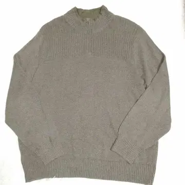 DOCKERS 카키 지퍼 니트 스웨터 2XL