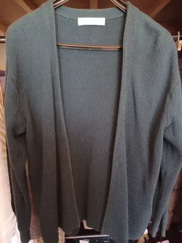 UNITED ARROWS 다크 그린 가디건 L