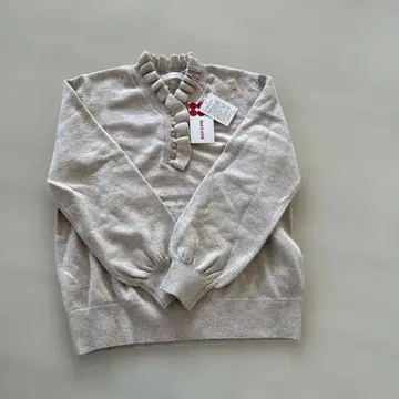 DOCLASSE 프릴 니트 L 사이즈 베이지