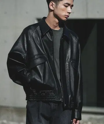 WYM ARTIFICIAL GRAIN FLIGHT BLOUSON