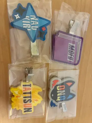 컬러풀 피치 앞머리 클립 도누쿠 나오키리 모후 탓츤