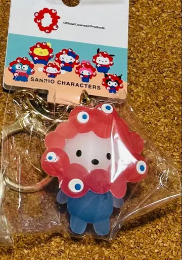 오사카 간사이 만박 산리오 미야쿠미야쿠 클리어 키링 포차코