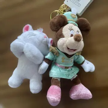 화이트 토끼 봉제 인형 (핑크 리본)