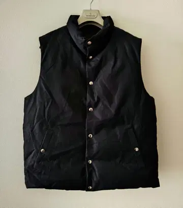 Cale 다운 베스트 코튼 실크 개버딘 4 칼