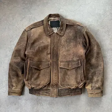 A-2 가죽 자켓 플라이트 자켓 양가죽