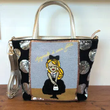 스팽글 2way 토트백 여아