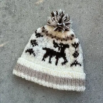 니트 모자 unknown 비니 모자 꽁지 구제 의류