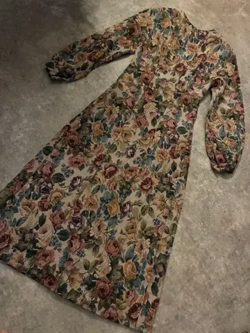 charrita 고블랑 롱 드레스 빈티지 로라 애슐리 제인 마플