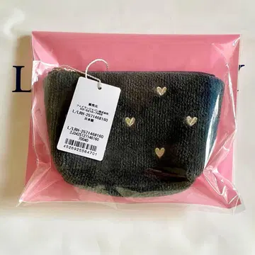 러브러리 하트 보트형 파우치 S 미사용 새상품 페이러 러브러리