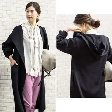 VERMEIL par iena 정가 3만 스무스 후드 롱 가운 21SS