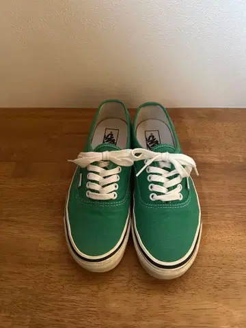 Vans 그린 캔버스 스니커즈