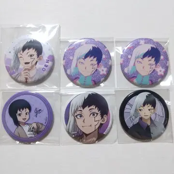 Dr.STONE 아사기리 겐 캔뱃지 6개 세트