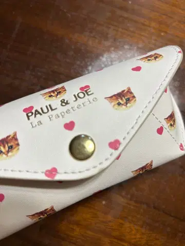 PAUL & JOE 고양이 패턴 안경 케이스