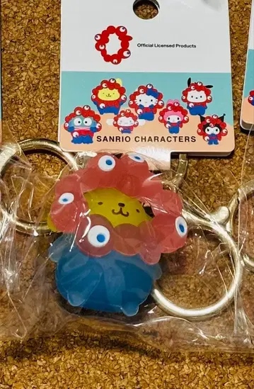 오사카 간사이 엑스포 산리오 미야쿠미야쿠 클리어 키링 폼폼푸딩