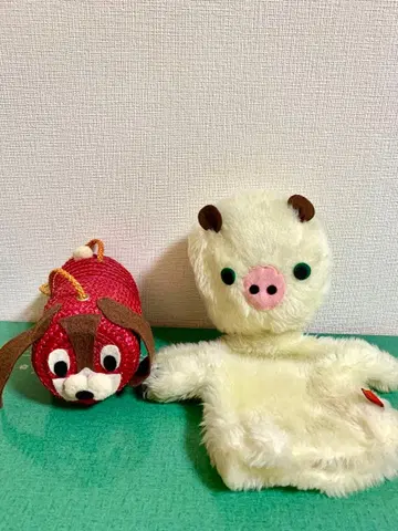 쇼와 레트로 퍼펫 & 바스켓 마스코트