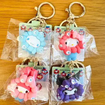 EXPO2025 산리오 미야쿠미야쿠 변신 입체 마스코트 파스텔 4종