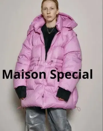 주말 처분 가격! 거의 새 상품 메종 스페셜 오버 튜닉 다운