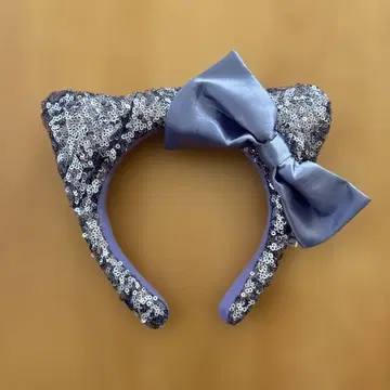 키티 머리띠 스팽글 보라색 USJ