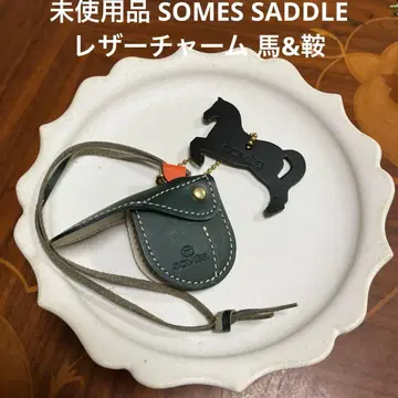 미사용품 SOMES SADDLE 가죽 참 말&안장