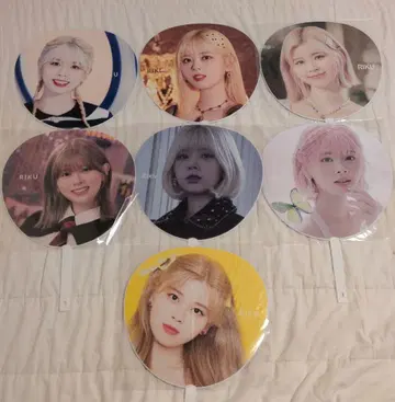 NiziU 리쿠 부채 7종 세트