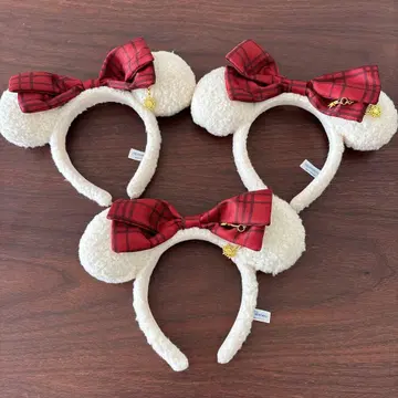 디즈니 크리스마스 머리띠 3개 세트